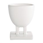 4 coquetiers blancs noirs Zak Designs®